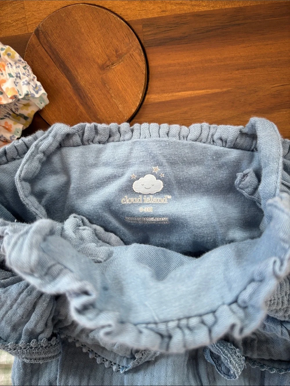 Carter's Floral, Blue and Mint Baby One-Piece Bodysuits